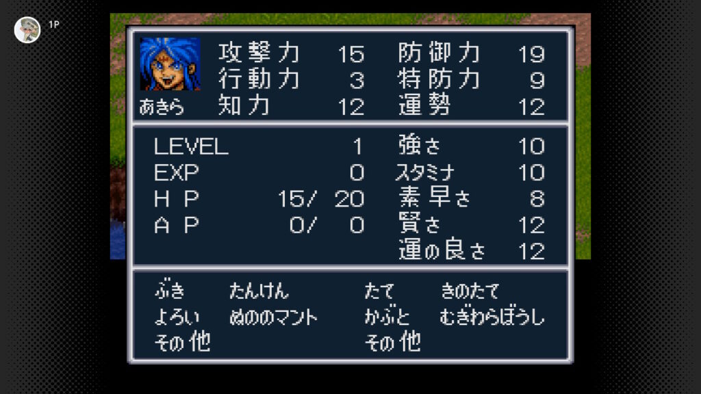 STのコマンドはステータスが出てくる