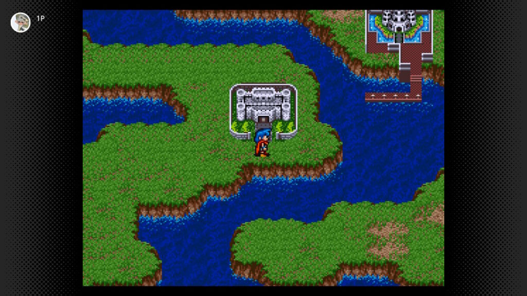 カンタベルと右上には城 