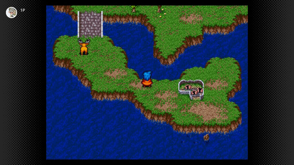 フィールドに鹿の姿 