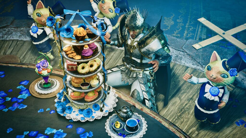 お食事のルークくん