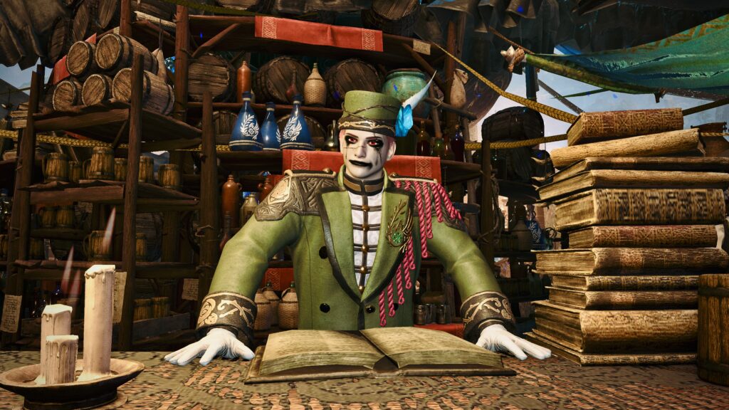 闘技場受付の方の衣装も好き！