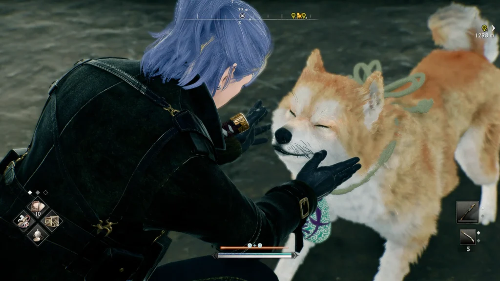 ワンコと戯れる璻月